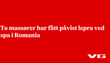 To massører har fått påvist lepra ved spa i Romania