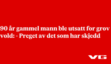 90 år gammel mann ble utsatt for grov vold: