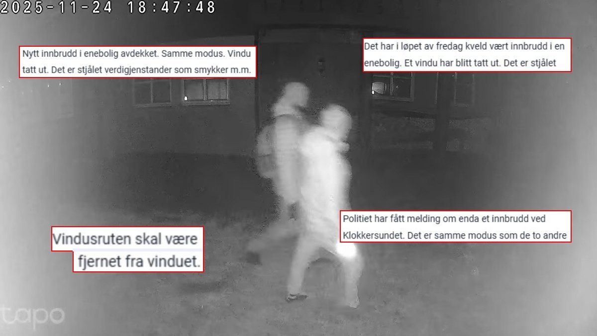 Innbrudd, Krim | Tror innbruddstyvene har forflyttet seg til nytt villastrøk