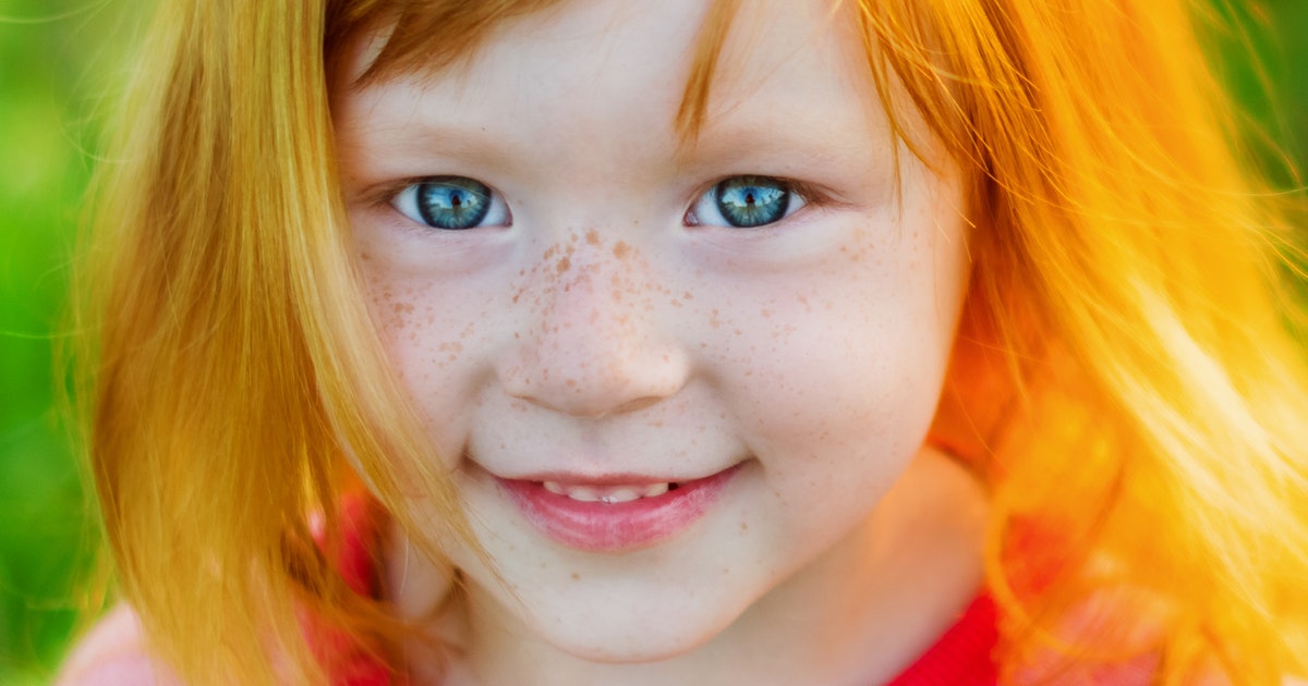 Derfor er rødt hår og blå øyne en sjelden kombinasjon