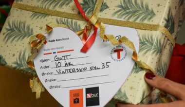 Julegaver som skal leveres ut til barn i familier med dårlig råd