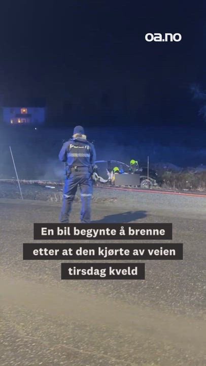 Ulykke, Trafikk | Batteriet tok fyr – fører til sykehus - Oppland Arbeiderblad