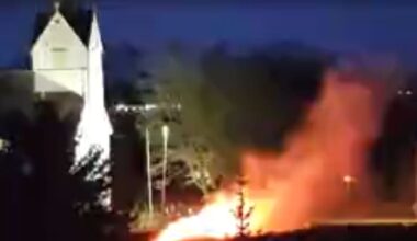 Brann – politiet mistenker bruk av fyrverkeri