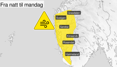 Vær, Værmelding | Flere farevarsler, venter kraftig vind