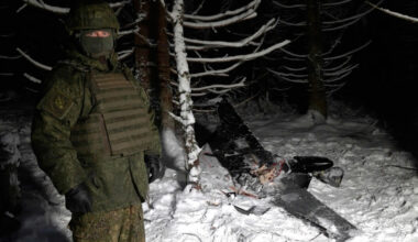 Russland offentliggjør opptak av påstått nedskutt drone fra angrep ved Putin-bolig