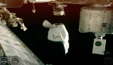 ISS-astronauter splasj-landet utenfor kysten av California