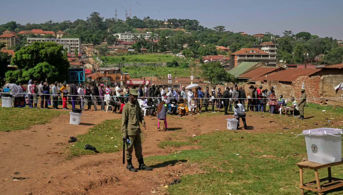 Soleklar ledelse til Ugandas sittende president, viser foreløpige valgresultater