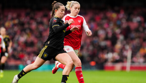 Maya Le Tissier og Alessia Russo, Arsenal Women 0-0 Manchester United, 10. januar 2026.
