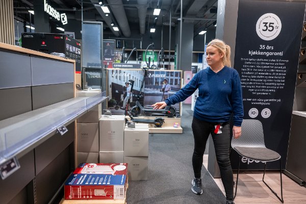 Varmeovner går som varmt hvetebrød Mariann Strømmen, avdelingsleder Elkjøp Xibition.