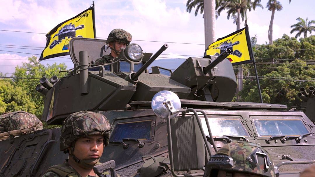 – Utplassert langs hele grensen