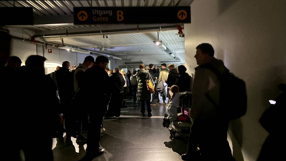 Strømbrudd på Oslo lufthavn