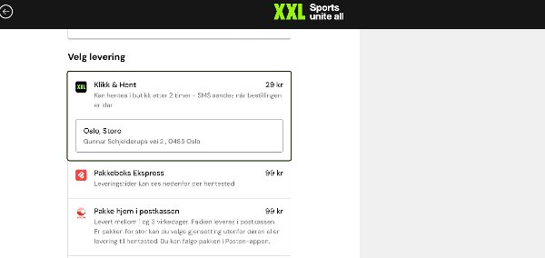 XXL - klikk og hent
