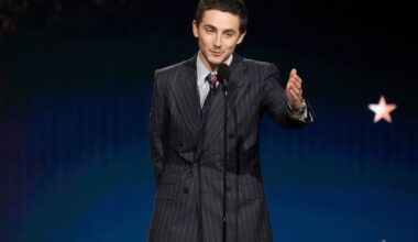 Timothée Chalamet takket kjæresten Kylie Jenner etter Critics Choice-seier