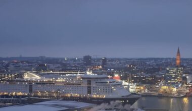 Color Line-fergene har stoppet på grunn av nettverksfeil