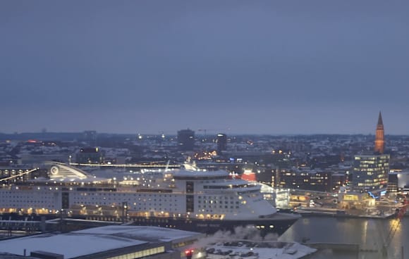 Color Line-fergene har stoppet på grunn av nettverksfeil