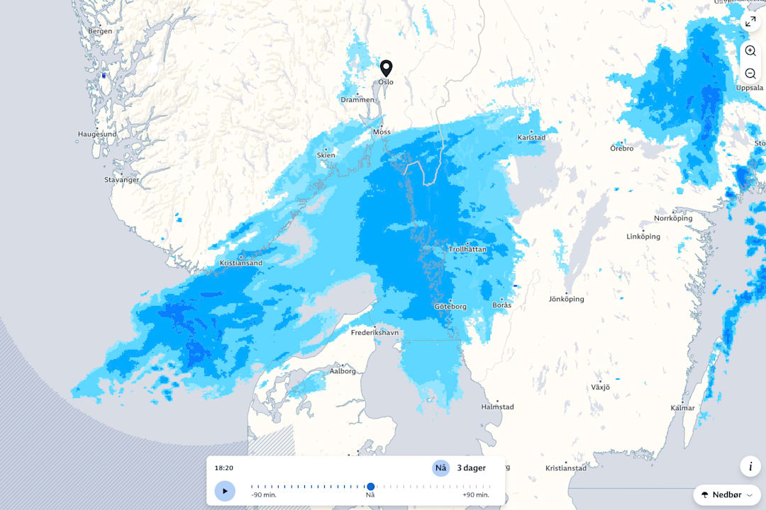 Nå er snøværet i gang