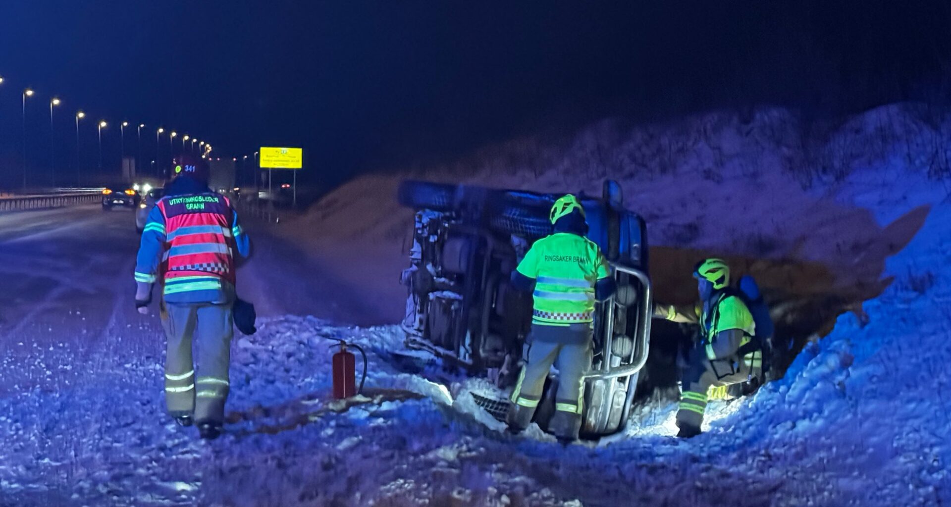 Trafikk, Politi | Rykket ut til trafikkulykke - Oppland Arbeiderblad