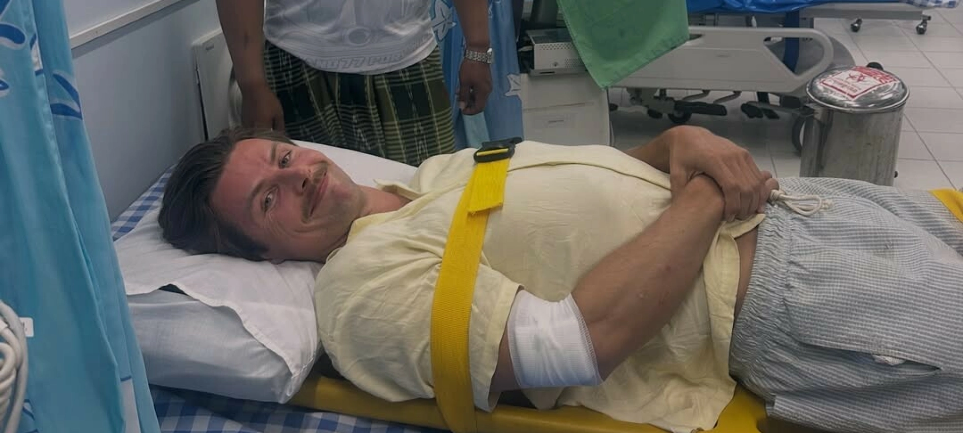 Hastet til sykehus: - Hadde englevakt