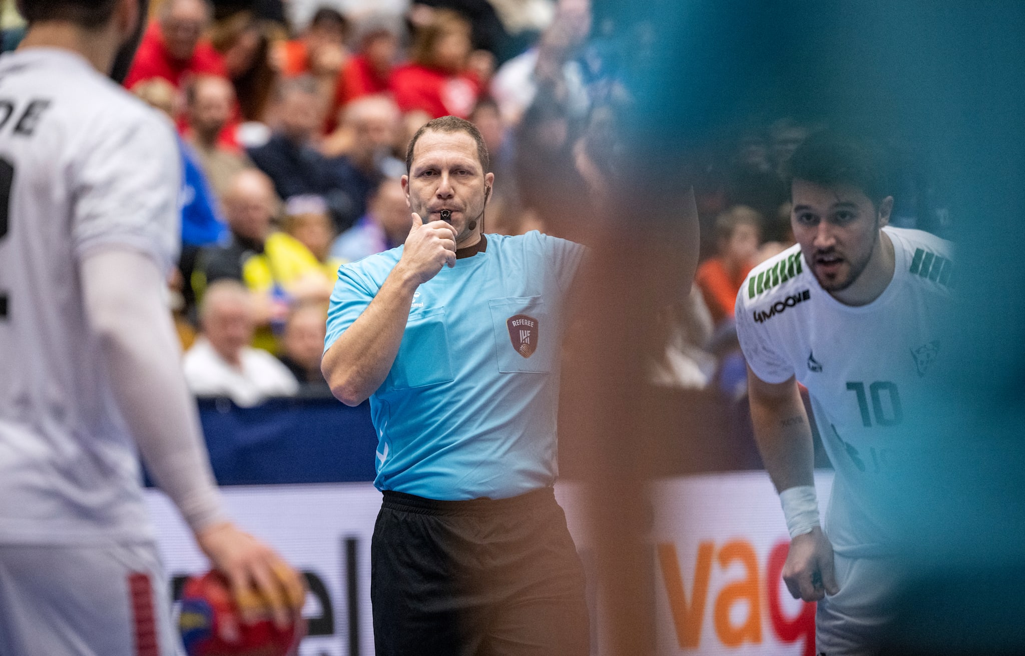 I HARDT VÆR: Gjorgji Nachevski under håndball-VM for tre år siden.