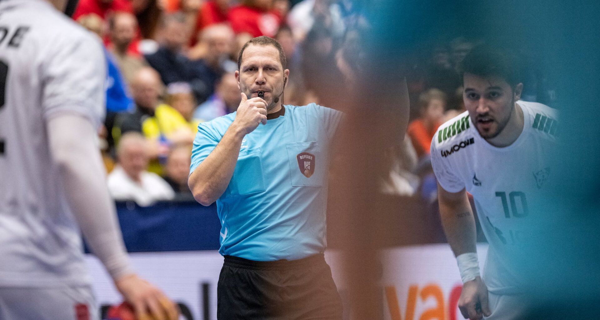 I HARDT VÆR: Gjorgji Nachevski under håndball-VM for tre år siden.