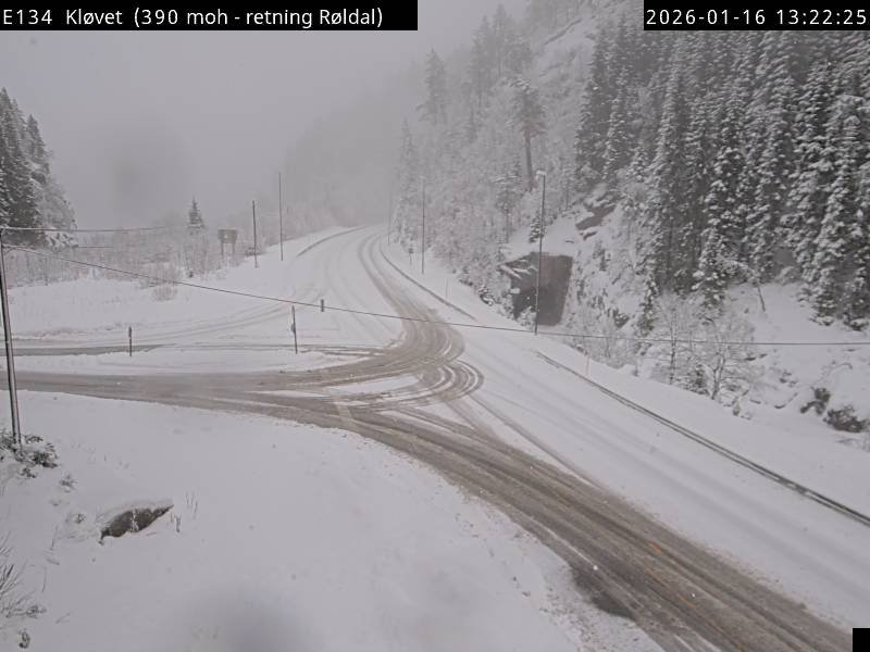 Ullensvang, Politiet | Alvorlig trafikkulykke på E 134: Bil og buss har kollidert