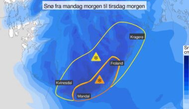 – Kan bli 40 cm snø på eitt døgn – Siste nytt – NRK