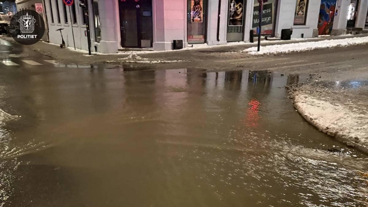Stor vannlekkasje i Oslo – Stor-Oslo