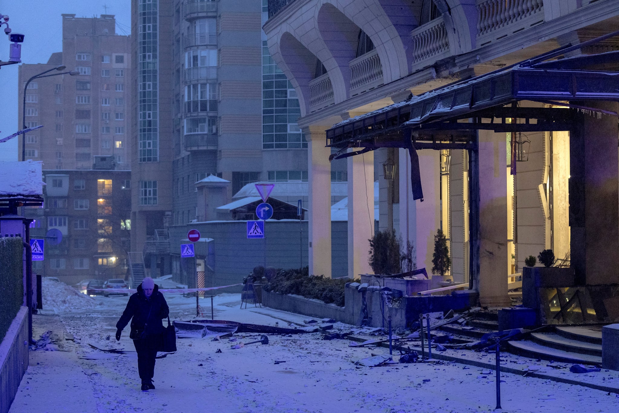 Det var flere angrep i Ukraina i natt. Også i hovedstaden Kyiv.