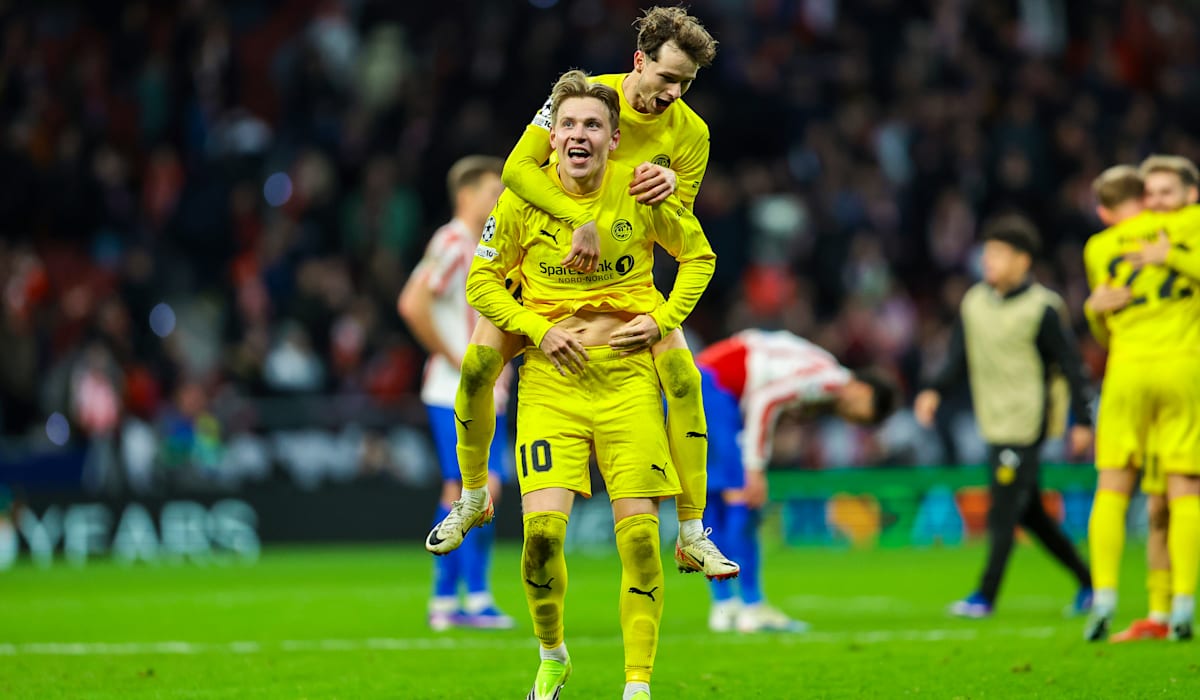 Heroisk Glimt-bragd i Madrid – 2-1-seie­ren over Atlético Madrid ga avan­sement i Champions League