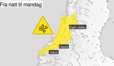 Melder fare for kraftige vindkast