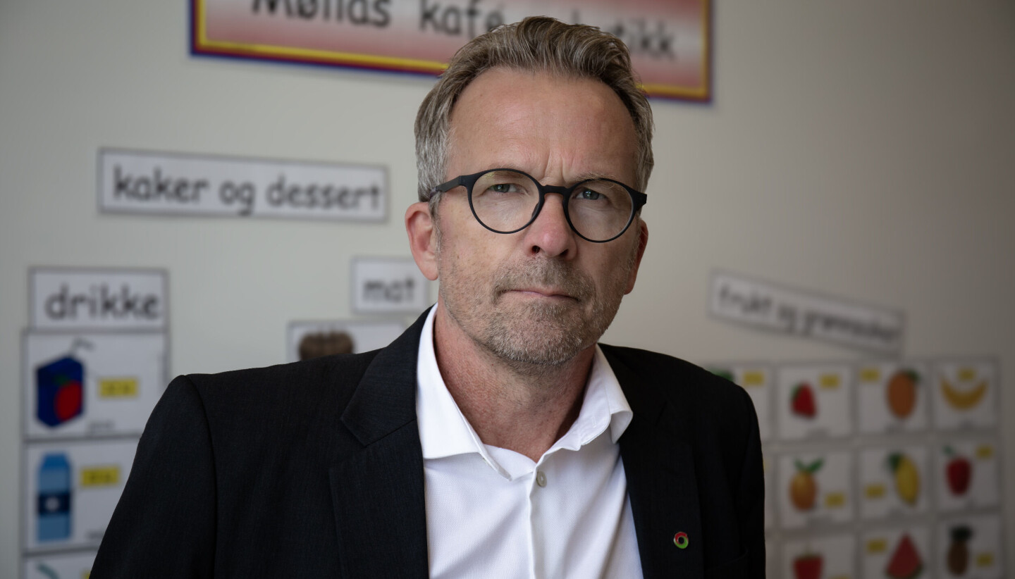 Utdanningsforbundets leder Geir Røsvoll.