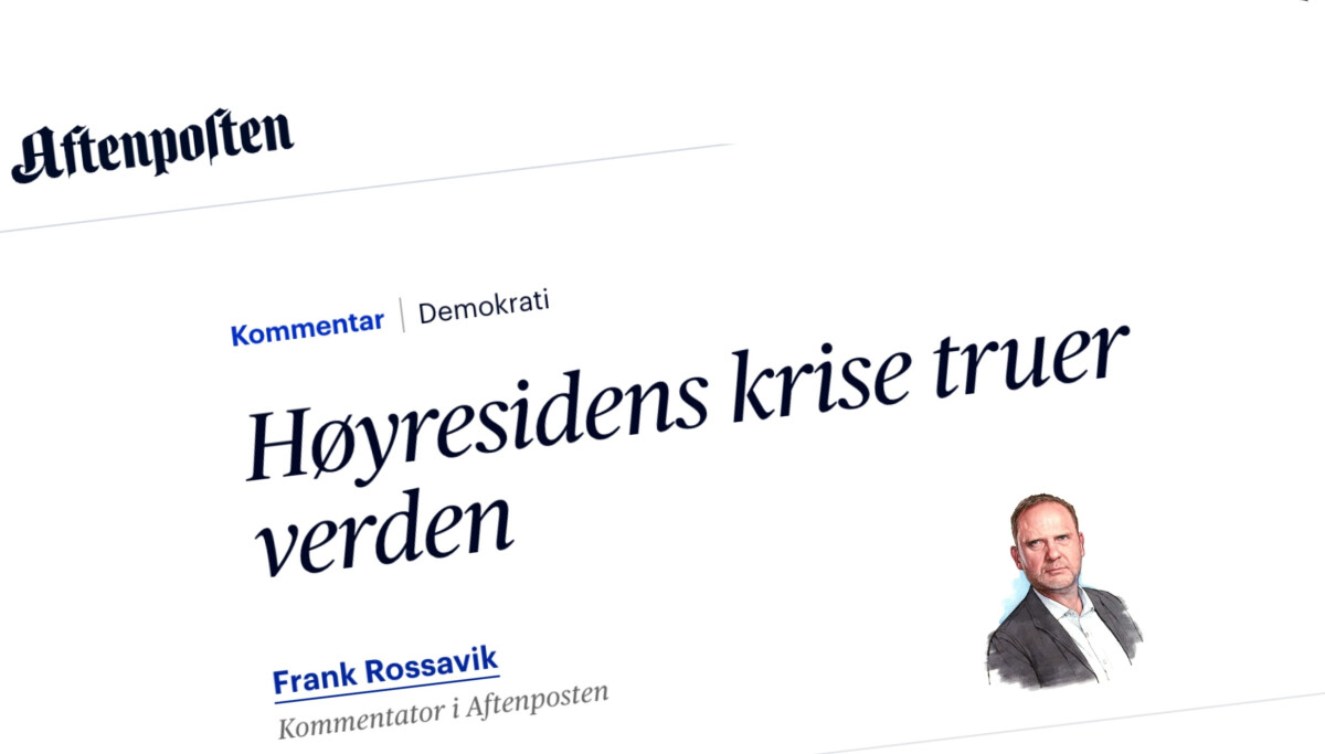 Frank Rossaviks analyse av høyresiden bommer fullstendig.