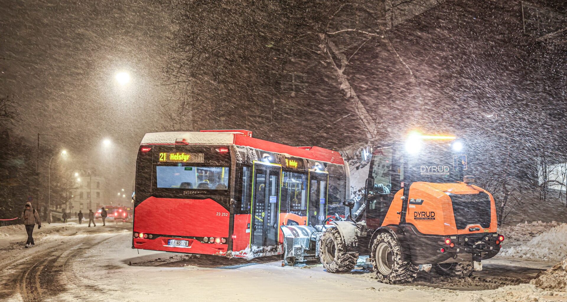 Bildet er fra fjorårets januar, nærmere bestemt den 7. Da var det snøkaos i Oslo.