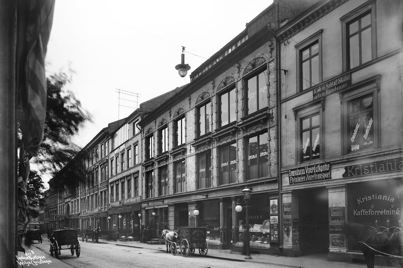 Torggata i 1902 (Oslo Museum).