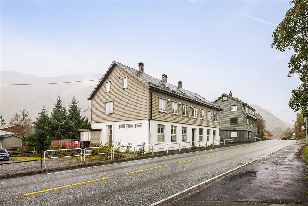 Slik så det gamle klubbhuset da det ble annonsert. Trond Sæterdal har nå kjøpt nabohuset som ligger i bakgrunnen.