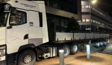 Beruset mann pågrepet etter ferd med stjålet semitrailer – Siste nytt – NRK