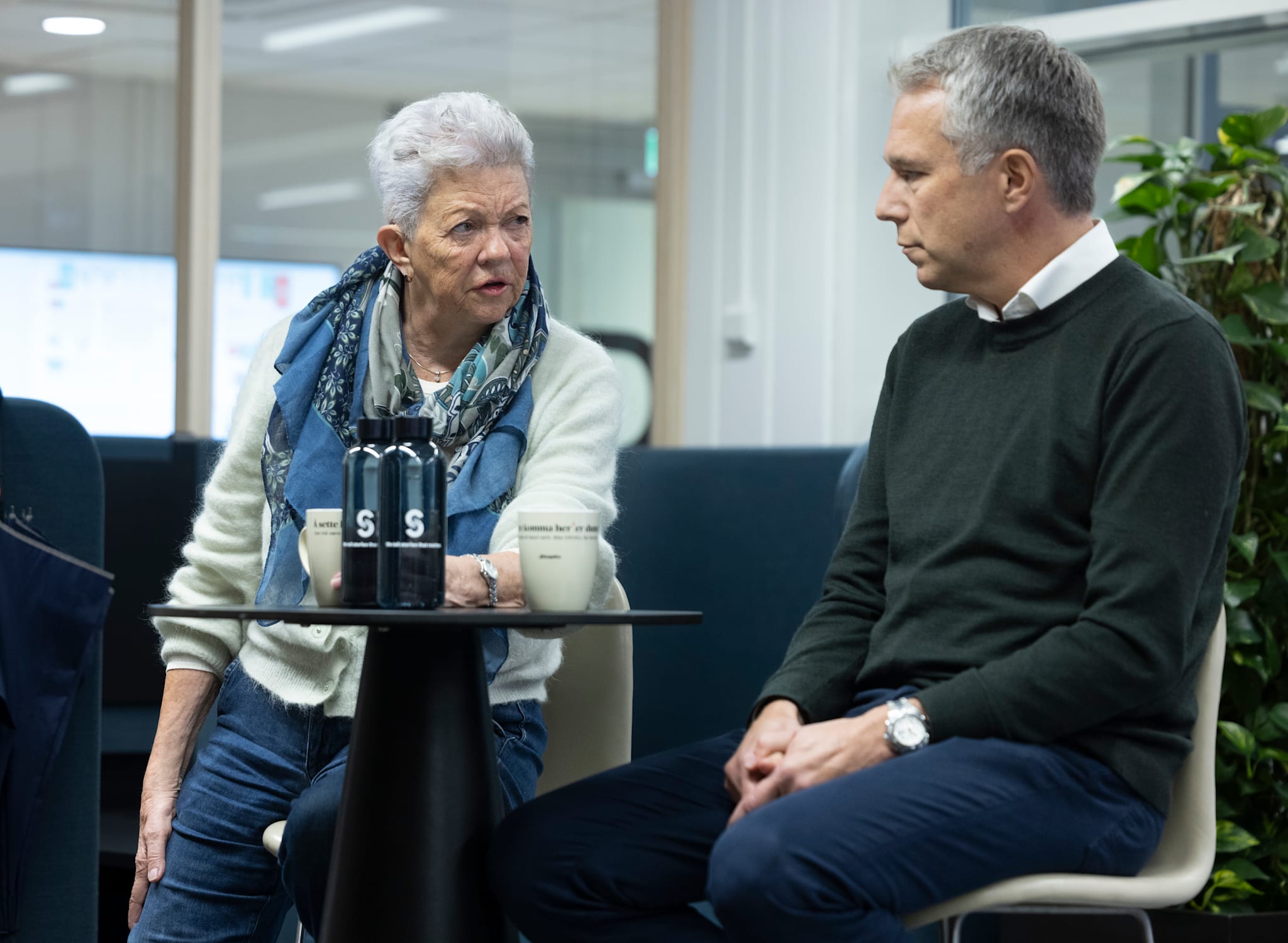 Ellen Holager Andenæs og Petar Sekulic er Høibys forsvarere.