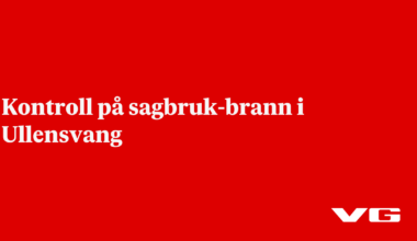 Kontroll på sagbruk-brann i Ullensvang