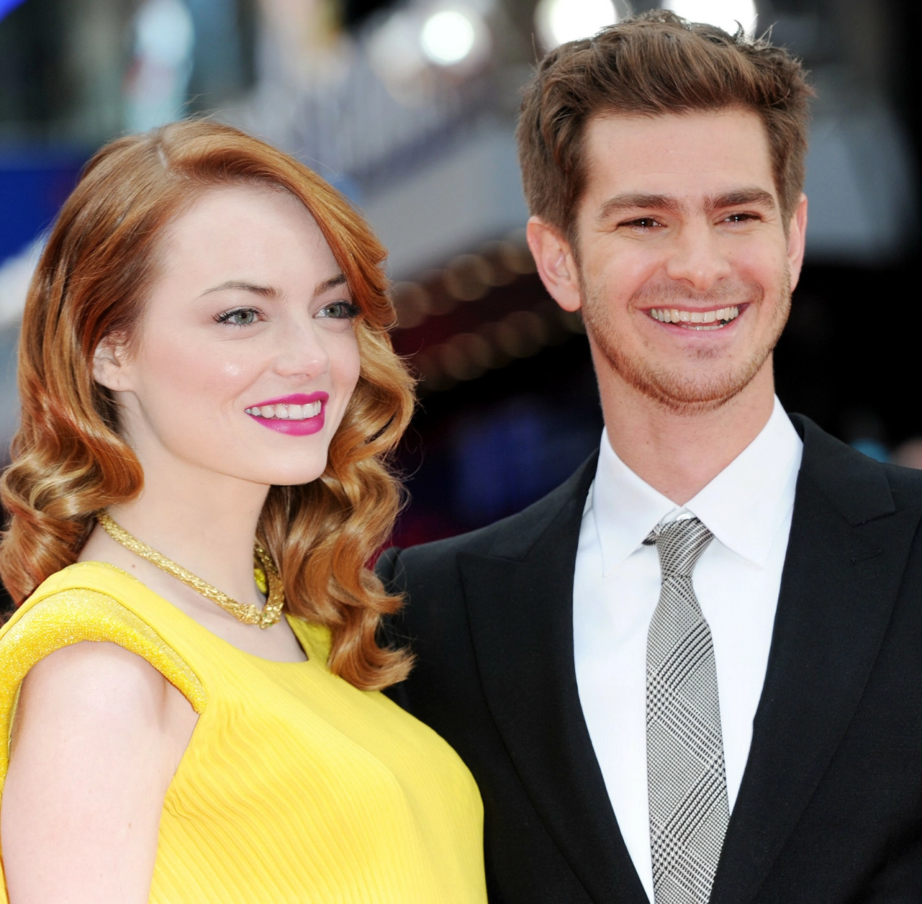 FANT TONEN: Både Emma Stone og Andrew Garfield spilte i «The Amazing Spiderman». De fant raskt tonen under innspillingen, og var lenge ett av filmbyens hotteste kjendispar. De gikk hver til sitt etter fire år. Foto: NTB