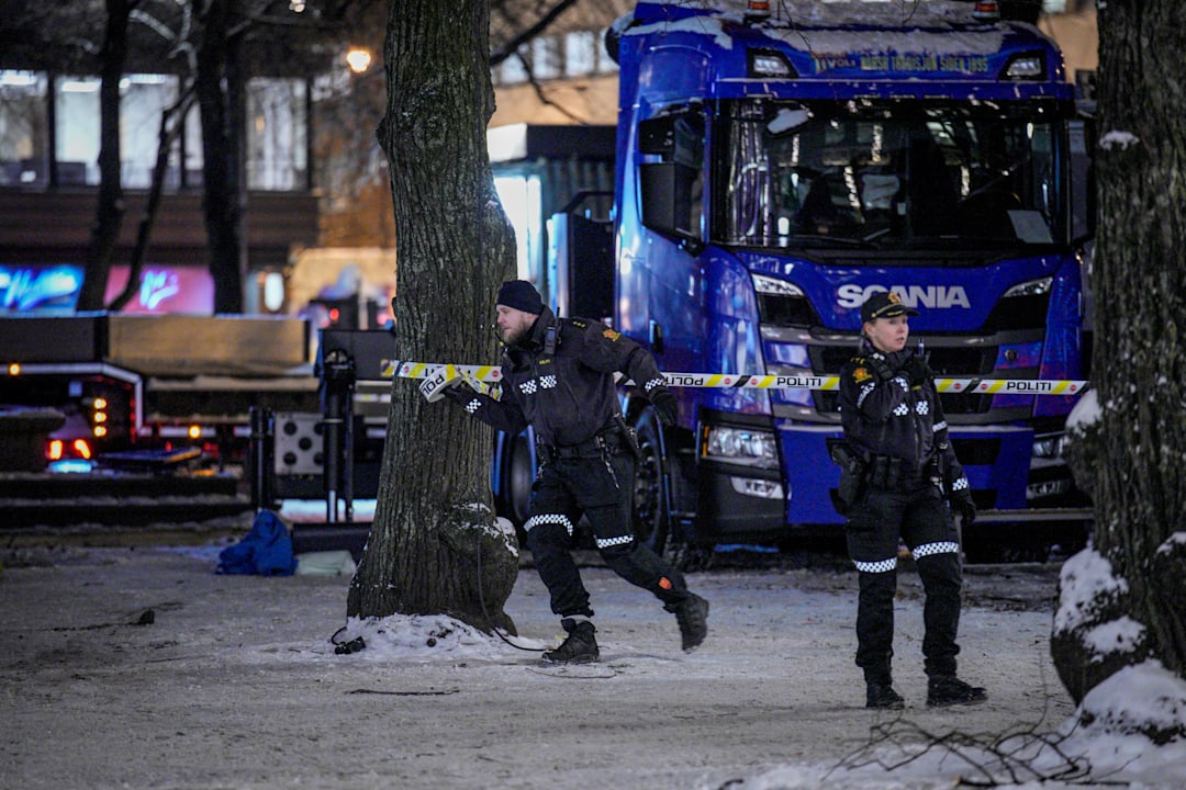 Mann døde etter fallulykke på julemarkedet i Oslo