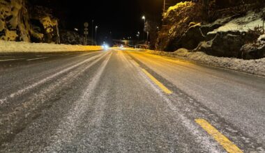 Svært glatte veier i Kristiansand