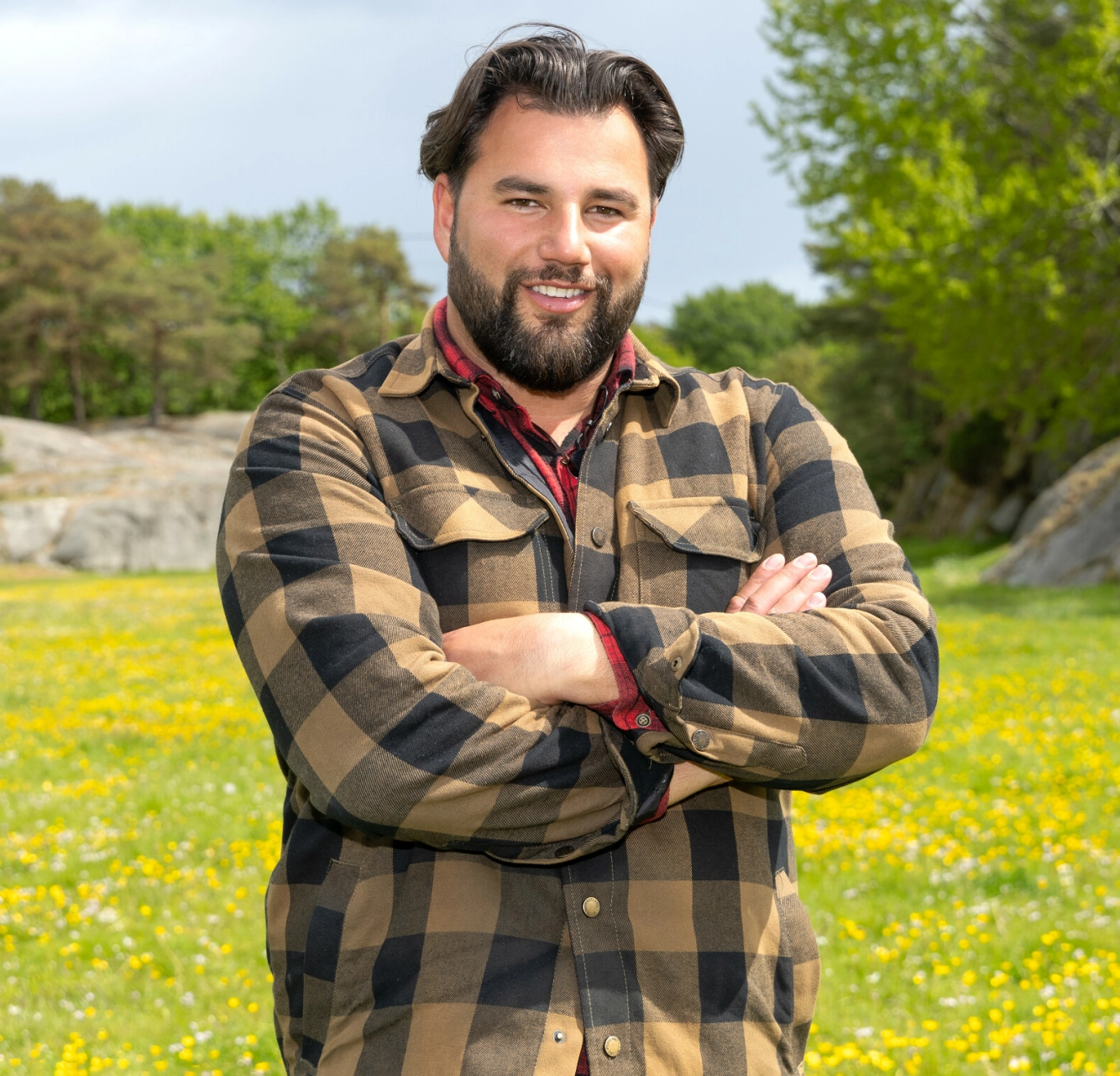 SKUFFET OVER EGEN PRESTASJON: Peder trodde han skulle gjøre det bedre i «Farmen»-tvekampen. Foto: Andreas Fadum / Se og Hør
