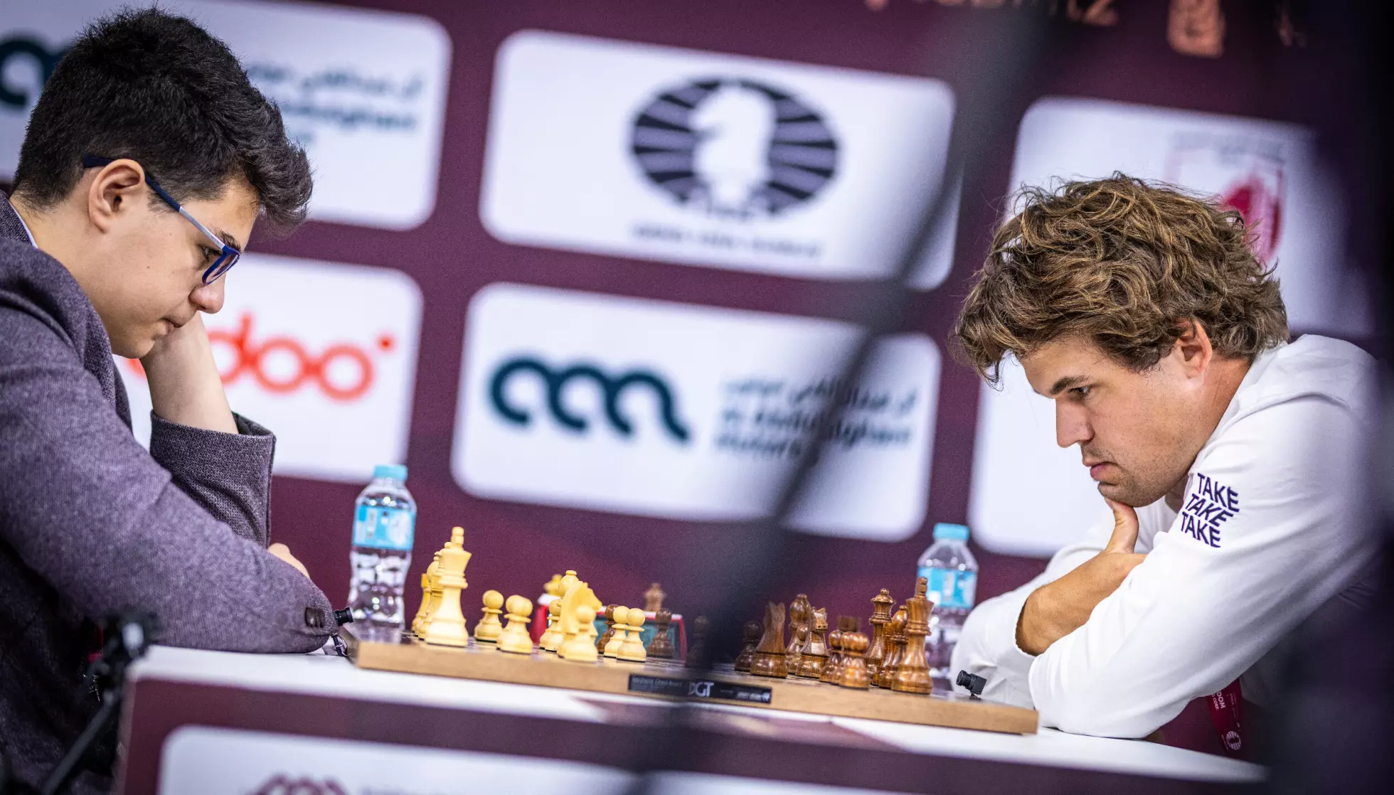 VANT IGJEN: Denne gangen mot tyrkiske Yagiz Erdogmus. Foto: Anna Shtourman/Fide