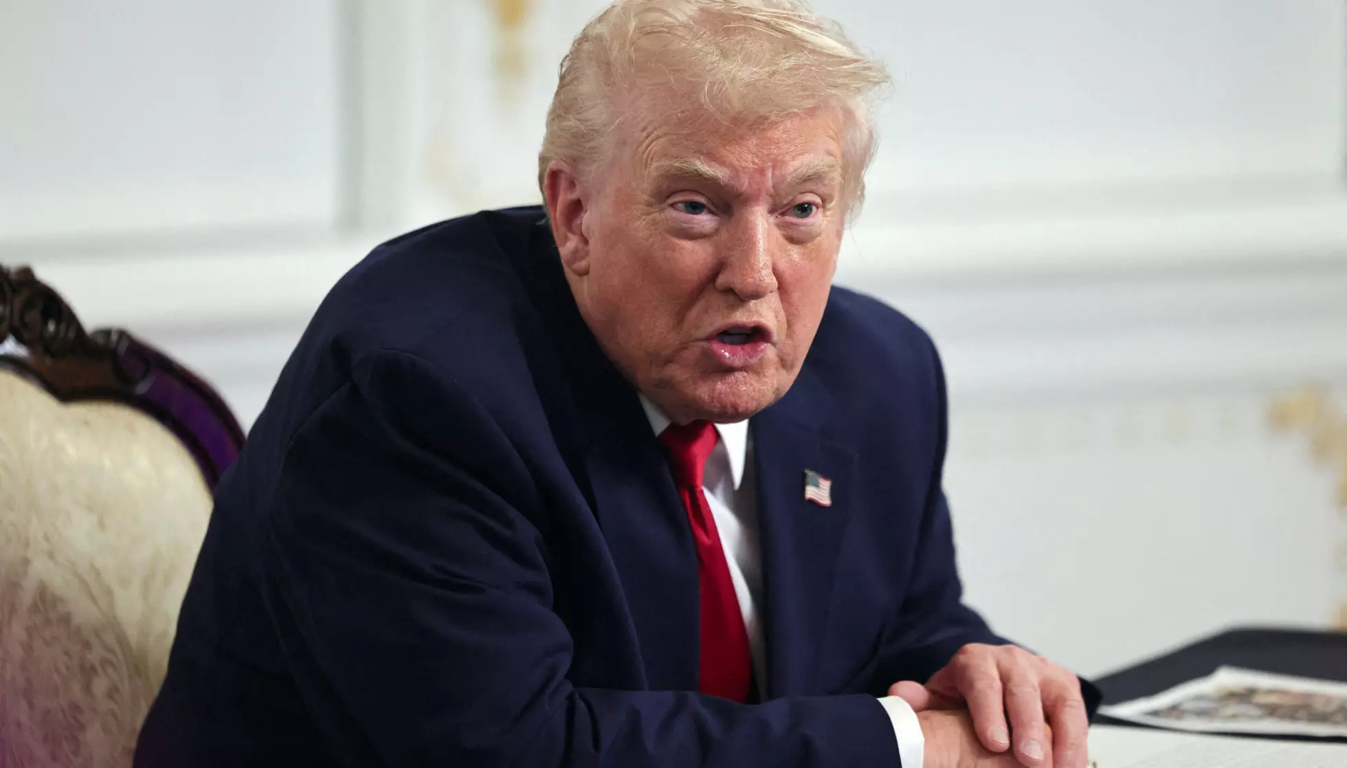 VIL HA GRØNLAND: USAs president Donald Trump. Foto: Anna Rose Layden / Reuters / NTB