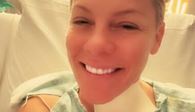 Pink deler ærlig nyttårsinnlegg fra sykehuset: Nytt år, nye muligheter