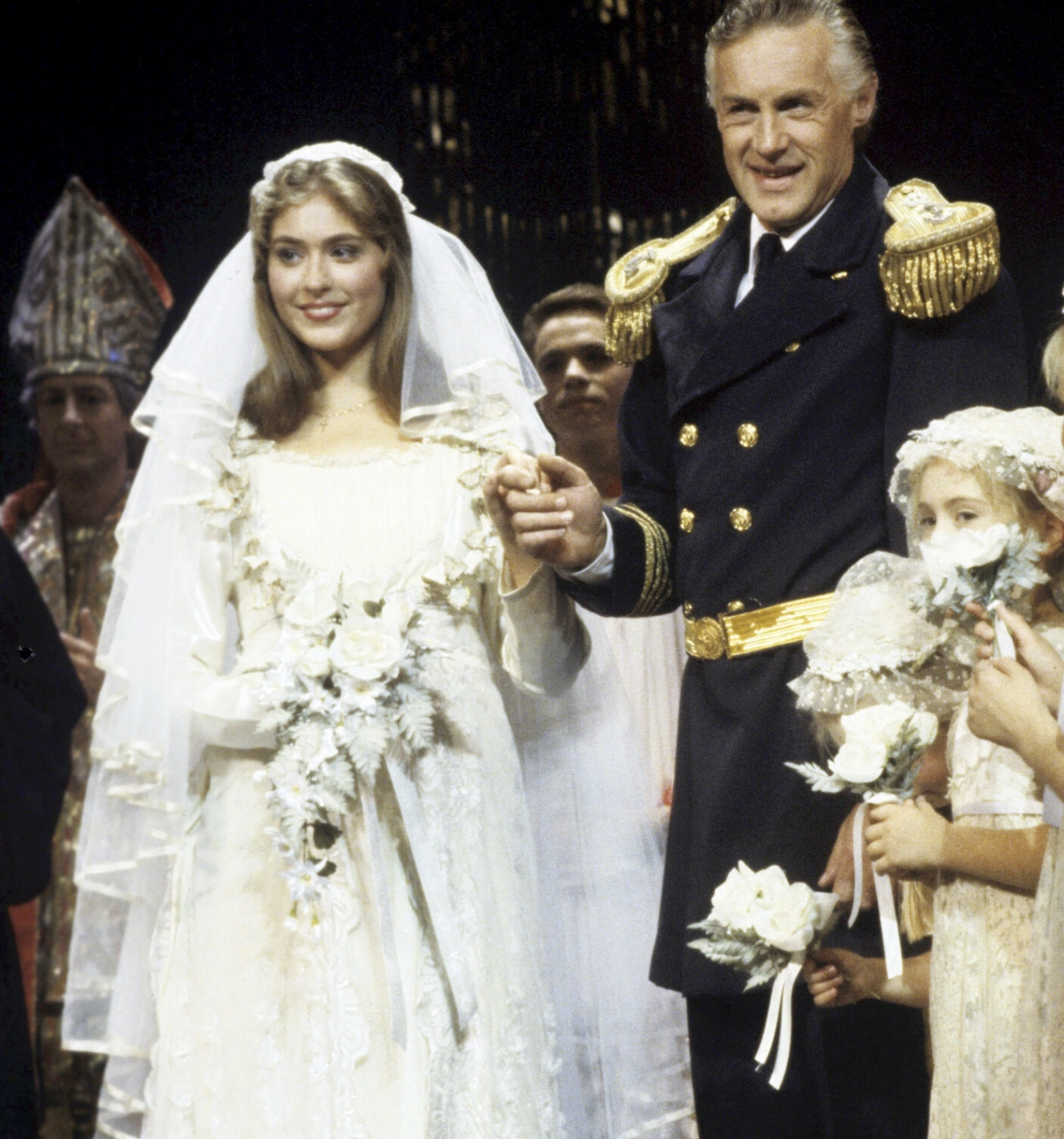 GALANT KAR: Sverre og selveste Sissel Kyrkjebø hadde hovedrollene i «Sound of music» på Chateau Neuf i 1988. Foto: NTB