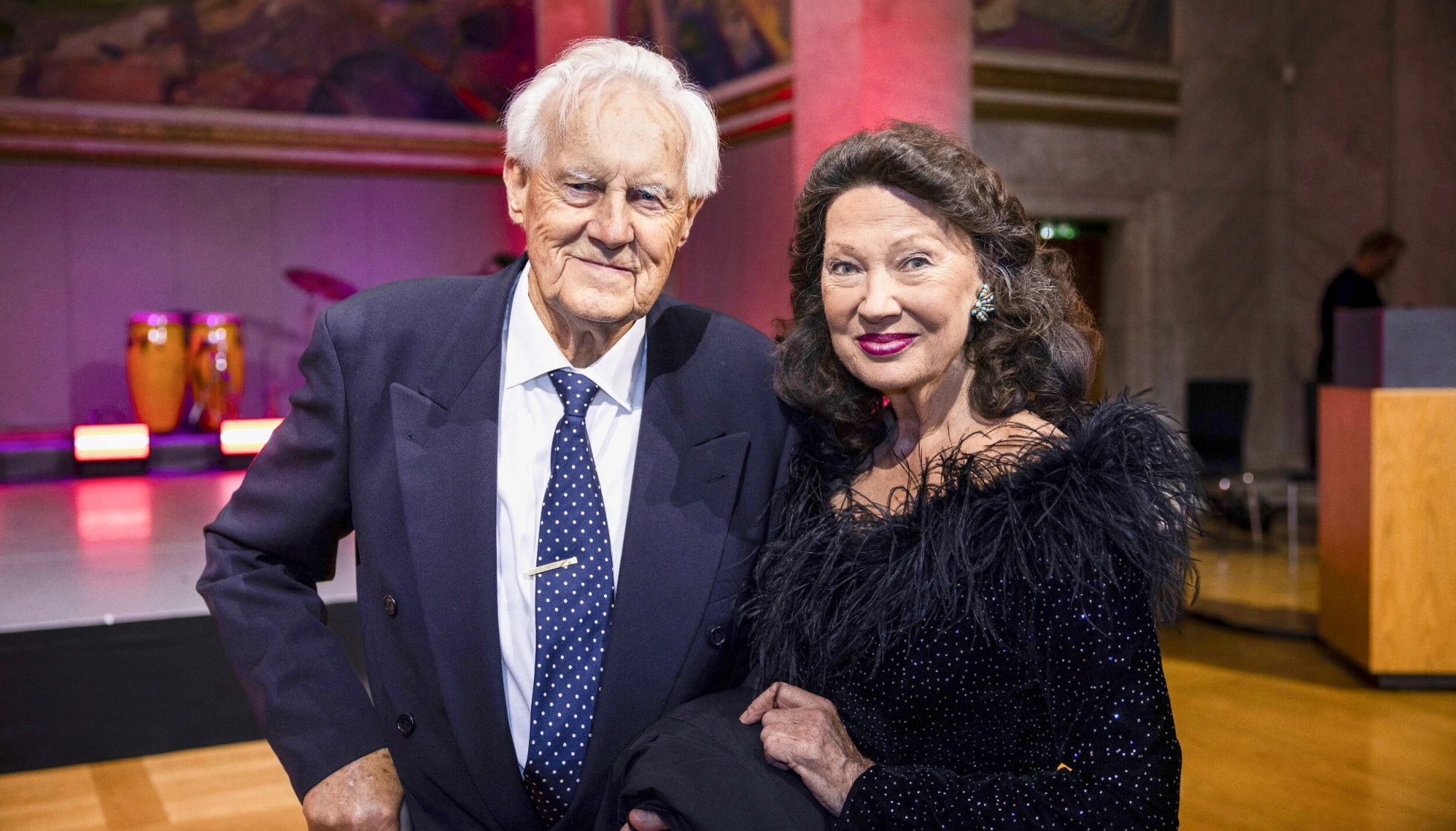 TO AV DE STORE: Sverre Anker Ousdal her sammen med Åse Kleveland. Foto: Shad Madian / FOTOMAD