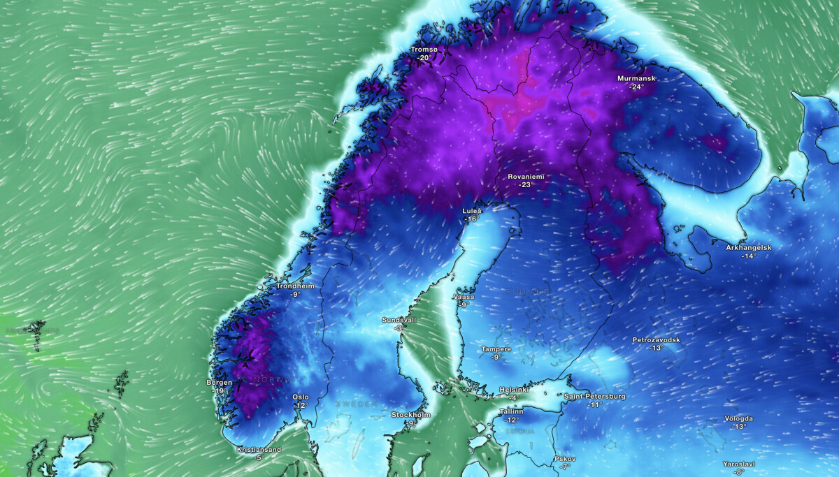 Nå blir det bikkjekaldt