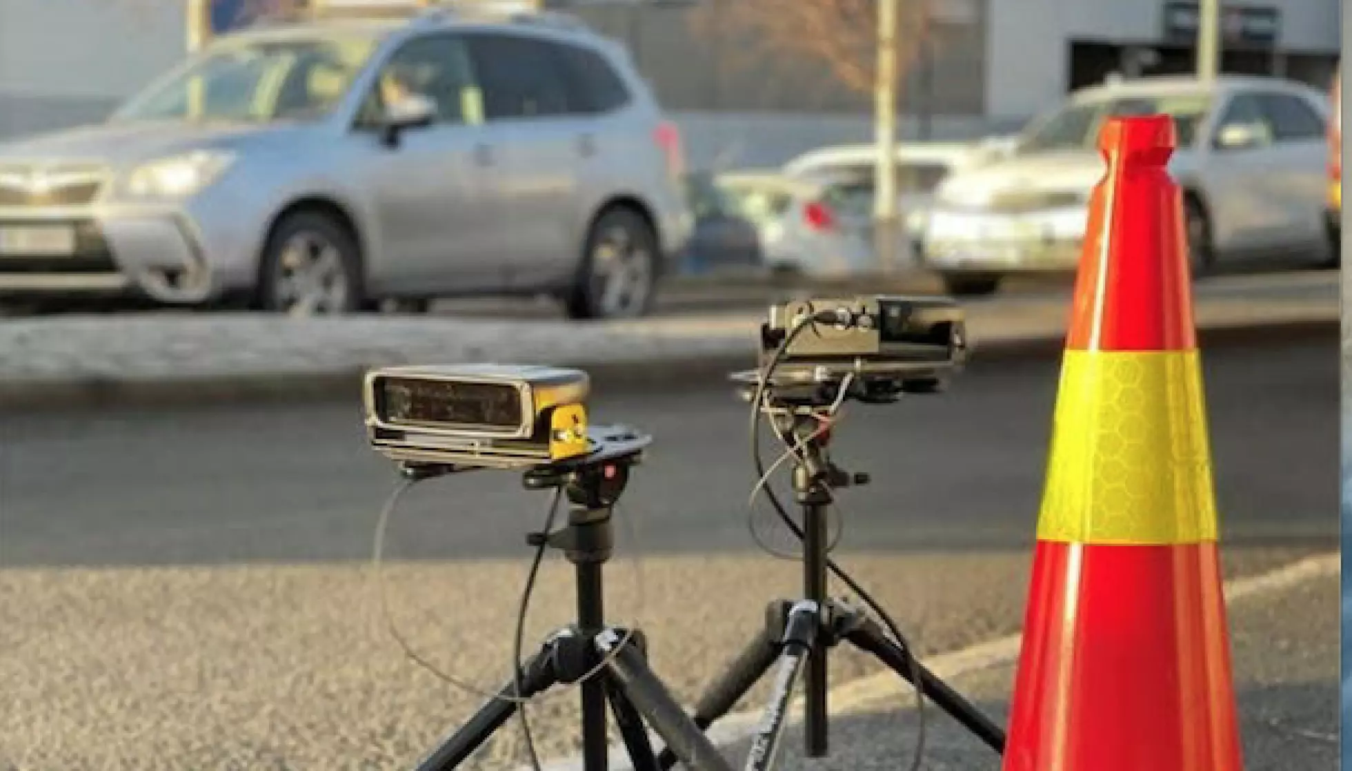 ETT SEKUND: Det tar ikke mer en ett sekund før skiltskanneren til Statens vegvesen har lest skiltet på bilen din og varsler kontrollørene om at du mangler EU-kontroll og må stoppes. Foto: Statens vegvesen