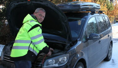 Bilen starter ikke i kulda